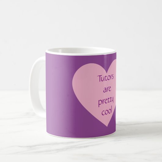 Tutors zijn kool hart koffiemok (Voorkant links)
