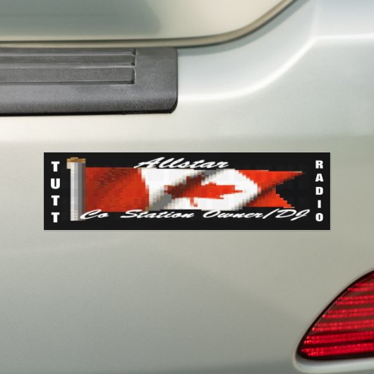Tutt Radio Allstar's Bumpersticker (Op auto)