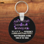 Tutt Radio Amythyst Sleutelhanger (Voorkant)