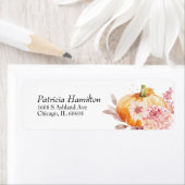 Tuttelge Pumpkin Herfst Baby Shower Etiket (Insitu)