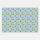 Tutti Fruitti Birthday Pattern Cute Fruits Inpakpapier Vel (Voorkant)