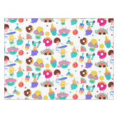 Tutti Fruitti Summer Fruit Ice Cream Treparty Tafelkleed (Voorkant (Horizontaal))