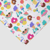 Tutti Fruitti Summer Fruit Ice Cream Treparty Tissuepapier (Detail)