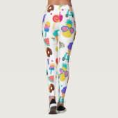 Tutti Fruitti Zomerfruit Ijsjes Leggings (Achterkant)