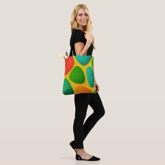Tutti Frutti 3D Pop Tote Bag (Op model)