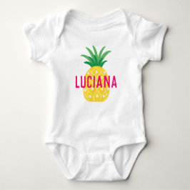 Tutti Frutti Ananas Meisjes Gepersonaliseerd Romper