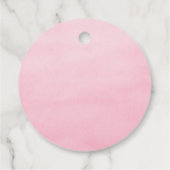 Tutti Frutti Baby Shower  Bedankjes Labels (Achterkant)