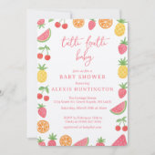 Tutti Frutti Baby Shower Uitnodiging (Voorkant)