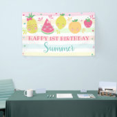 Tutti Frutti Birthday Banner Sweet One (Beurs)