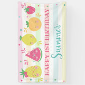 Tutti Frutti Birthday Banner Sweet One (Verticaal)