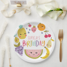 Tutti Frutti Birthday Party Paper Borden