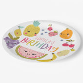 Tutti Frutti Birthday Party Paper Borden Papieren Bordje (Gekanteld)