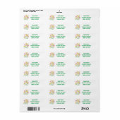 Tutti Frutti Bloemen Etiket (Full Sheet)