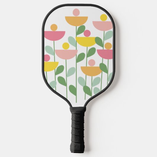 Tutti Frutti Bloemen Pickleball Paddle (Achterkant)