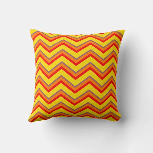 Tutti Frutti Chevron 20-Square Sierkussen (Achterkant)