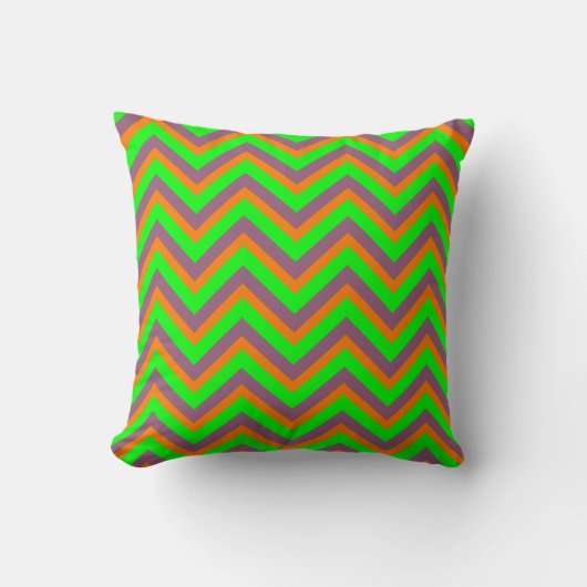 Tutti Frutti Chevron 22-Square Sierkussen (Voorkant)