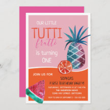 Tutti Frutti Eerste Verjaardagsfeest