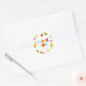 Tutti frutti Envelope sticker Hartelijk dank voor  (Envelop)