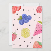 Tutti Frutti Fruit 1e 3e 4e 6e 7e 8e 9e Kaart (Achterkant)