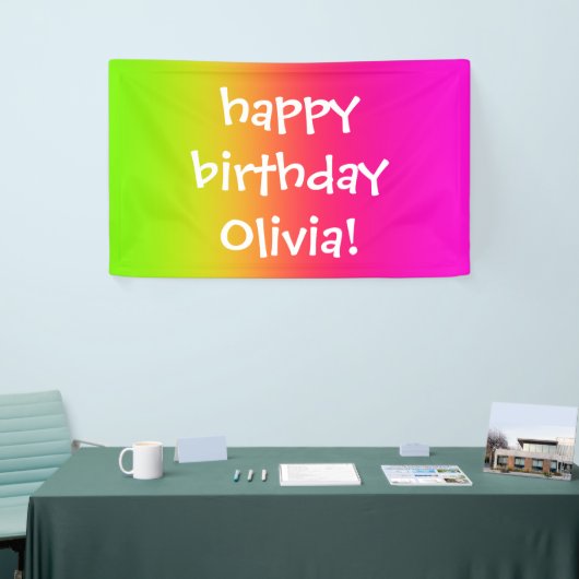 Tutti Frutti gradiënt, gepersonaliseerde banner (Beurs)