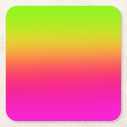 Tutti Frutti Gradient Kartonnen Onderzetters (Voorkant)