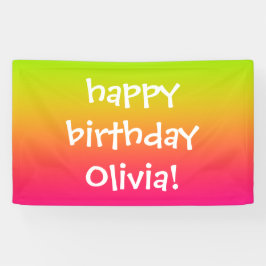 Tutti Frutti Gradiënt op maat Spandoek