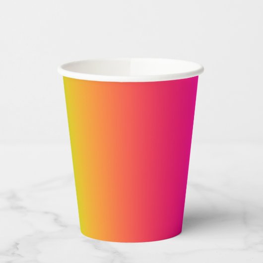 Tutti Frutti Gradient Papieren Bekers (Links)