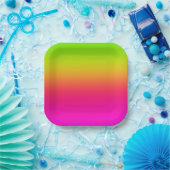 Tutti Frutti Gradient Papieren Bordje (Feest)