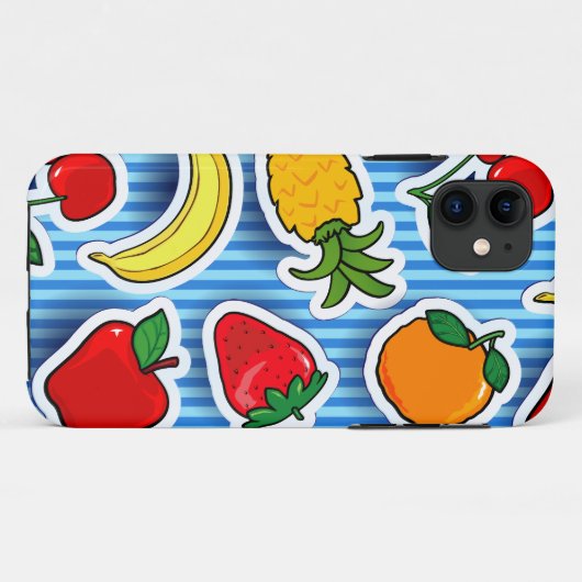 Tutti frutti, iPhone case (Achterkant (horizontaal))