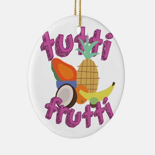Tutti Frutti Keramisch Ornament (Rechts)