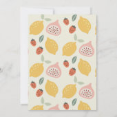 Tutti Frutti Kleurrijke Fruit 2e Verjaardag Kaart (Achterkant)