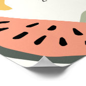 Tutti Frutti Kleurrijke Fruit 2e Verjaardag Welkom Poster (Hoek)