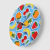 Tutti frutti, muurklok grote klok (Hoek)