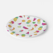 Tutti Frutti Papier Borden Papieren Bordje (Gekanteld)