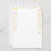 Tutti Frutti Party Fruit Verjaardag Dank u kaart (Achterkant)