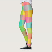 Tutti Frutti Plaid – Helder geruit patroon been Leggings (Links)