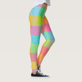Tutti Frutti Plaid – Helder geruit patroon been Leggings (Rechts)