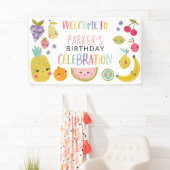 Tutti Frutti Rainbow Birthday Welkom Spandoek (Insitu)