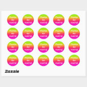 Tutti Frutti Ronde Sticker (Vel)