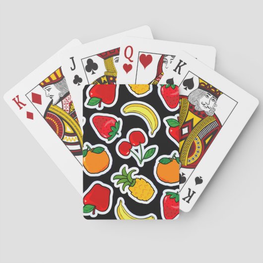 Tutti frutti, speelkaarten (Achterkant)