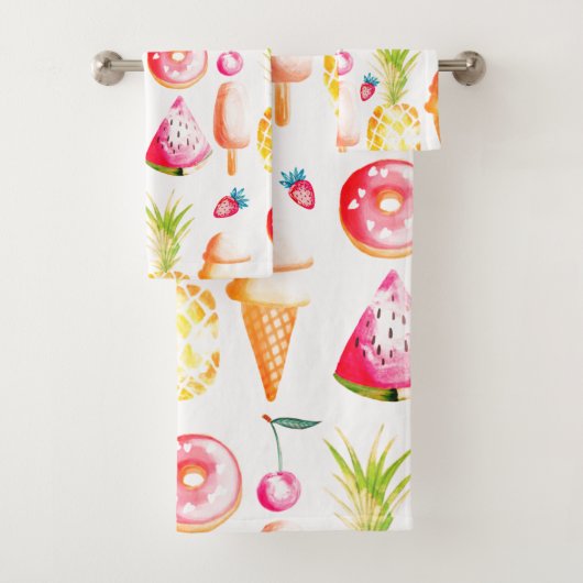 Tutti Frutti Summer Sweets and Trees Bad Handdoek (Insitu)