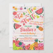 Tutti Frutti | Uitnodiging voor een fruitfeestje (Voorkant)