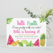 Tutti Frutti - Vruchtendag Kaart (Staand voorkant)