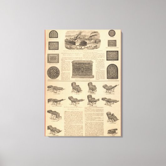 Tuttle and Bailey Manufacturing Company Canvas Afdruk (Voorkant)