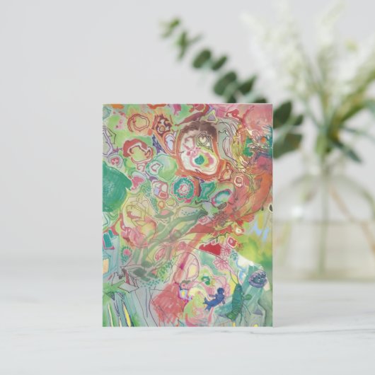 Tuttle and Friends on a Voyage** Briefkaart (Staand voorkant)