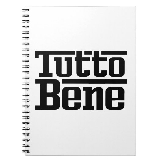 Tutto Bene Notitieboek (Voorkant)