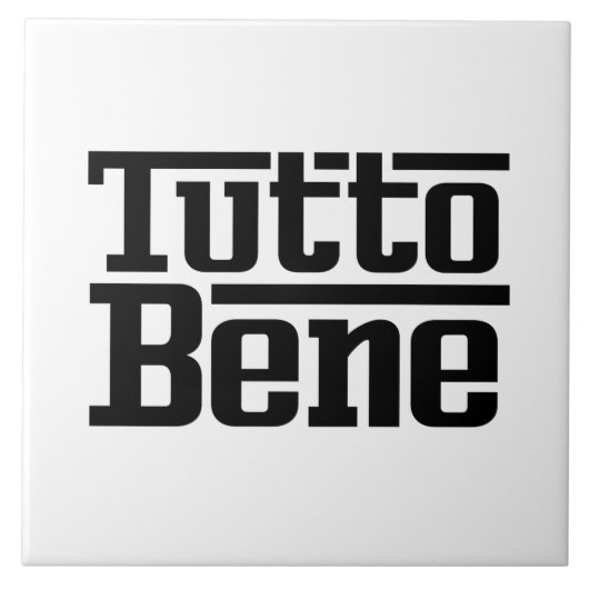 Tutto Bene Tegeltje (Voorkant)