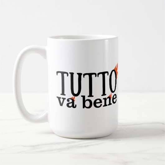 Tutto Van Bene (a fuoco) Koffiemok (Links)