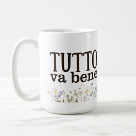Tutto Van Bene (con fiori) Koffiemok
