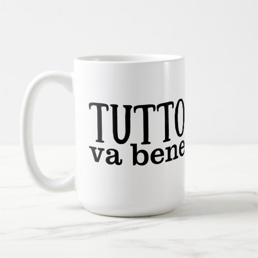 Tutto Van Bene (semplice) Koffiemok (Links)